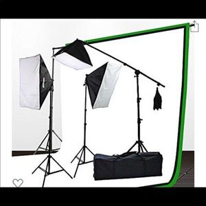 Studio photography lights set